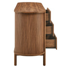 Modway - Cadence 6 tiroirs Courbe Commode, Noyer-Assemblée requise