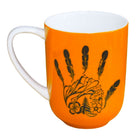 Oscardo - Tasse porcelaine « Gitxsan Hand » de Michelle Stoney - 485 ml-Tasse en porcelaine à forme large - Contient 485 ml / 16 oz, idéale pour le café, le thé et les boissons chaudes