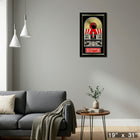 Led Zeppelin Mothership Music Cover with Gold Vinyl - Impression encadree - 19" x 31"-Prêt à accrocher - livré entièrement assemblé