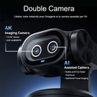 EMEET - Webcam PTZ à double objectif PIXY 4K AI avec contrôle gestuel-Compatibilité Switch2 : Peut être utilisé comme caméra Switch 2