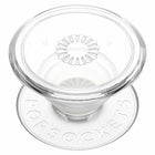 PopSockets - PopGrip - Clear Blanc-PopPower - compatible avec le chargement