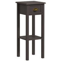 HOMCOM - Table d’appoint 2 niveaux avec rangement - café-Design mince et élégant qui s’intègre parfaitement dans les pièces de petite taille 