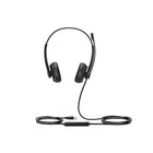 Yealink - UH34 Lite Duo Casque binaural certifie USB Teams avec microphone perche-Longueur du cordon : 0,9 m