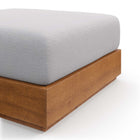 Modway - Tahoe Terrasse extérieure Bois d’acacia Ottoman in Gris clair naturel-7