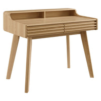 Modway - Render Bureau d’écriture - Chêne-Bureau d’écriture du milieu du siècle