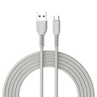 Câble Micro USB Basic Tech 3 pi - Gris-Élégant et sans enchevêtrement