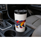 Oscardo - Tasse de voyage avec motif artistique autochtone Alpha Bear de Dawn Oman-Acier inoxydable à double paroi - Tasse de voyage durable de 330 ml (11,2 oz) avec isolation à double paroi qui garde les boissons chaudes jusqu’à 5 heures et froides jusqu’à 12 heures