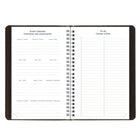 Blueline - Agenda Scolaire Hebdomadaire/Mensuel - 8 po H x 5 po l - Noir - Bilingue-Dates juliennes
