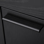 HOMCOM - Armoire de cuisine 71 po, buffet, vaisselier et support à micro-ondes - noir-Créez un espace de rangement pour vos ustensiles de cuisine, vaisselle, fours, vins, etc. 