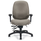 Global - Fauteuil à basculements multiples à dossier moyen Granada Deluxe - Gris pâle-Augmentez ou réduisez la tension selon le poids de votre corps pour basculer confortablement sans pousser fortement, réduisant la fatigue musculaire