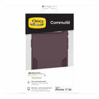 OtterBox - Étui Commuter MagSafe avec Contrôle de la Caméra pour iPhone 17 Air - Début de sentier Violet-Les pare-chocs autour de la caméra protègent contre les coups violents