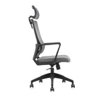 Brassex - Chaise de bureau Jared - Gris-Le mécanisme synchrone et la fonction de levage à gaz vous permettent d’ajuster votre siège selon vos besoins, assurant une posture adéquate pour un confort tout au long de la journée