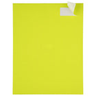 JAM Paper Étiquettes postales de couleur néon fluorescent, 1 x 2 5/8 po, jaune néon, 360/paquet-360 par paquet