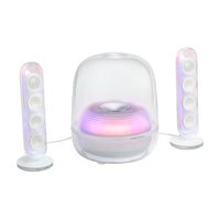 Harman Kardon - SoundSticks 5 Enceinte Bluetooth 2.1 canaux avec HDMI - Blanc-Un son exceptionnel avec une enceinte 3 voies