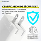 Overtime - Kit de chargeur mural et de voiture avec câble de recharge certifié USB-C de 1,8 m - blanc-Conçu pour plus de commodité, il se branche facilement sur le tableau de bord et l'allume-cigare de votre voiture, vous garantissant ainsi une recharge fiable lors de vos déplacements.