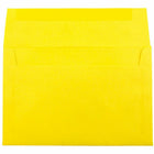 JAM Paper - Enveloppes d'invitation colorées A10 - 6 x 9,5 - jaune recyclé - Paquet de 50-Ces enveloppes sont parfaites pour envoyer des invitations, des cartes de voeux, des RSVP, des cartes de remerciement, des cadeaux d'anniversaire, des remises de diplômes, des vacances et plus encore