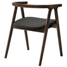 Modway - Henry Cuir et bois véganes Chaise à manger - Noir-7