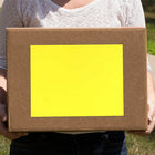 Jam Paper Étiquettes autocollantes pleine page Astrobright, 8 1/2 x 11 po, jaune soleil, 10/paquet-5