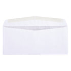 SupremeX - Enveloppe à deux fenêtres - No. 9 - 3-7/8" x 8-7/8" - Vélin blanc 24 lb avec teinte intérieure grise - Paquet de 500-Vélin blanc