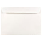 JAM Paper Enveloppes format livret à rabat droit gommé, 6 1/2 x 9 1/2 po, blanches, 200 par paquet-Blanc