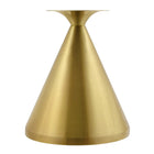 Modway - Tupelo Ovale de 48 po Table à manger, Noyer d’or-Anneau sans marquage
