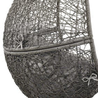 Modway - Encase Terrasse extérieure Rotin Chaise à balançoire - Gris gris-8