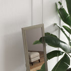 HOMCOM - Miroir pleine longueur - 14,6 po l x 61,8 po H - gris-Cadre en MDF solide pour un élément durable de votre mobilier 
