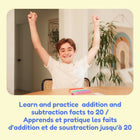 Paquet de cartes pour L'addition et soustraction 1re et 2e année-Comprend 99 cartes en gras et colorées pour maîtriser les faits mathématiqu