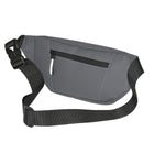 Nicci - Sac banane avec poche avant zippée - Gris -Sangle de taille réglable 22 po-37,5 po