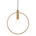 Zuo - Lampe plafonnier Irenza - Laiton-Conçue pour une installation câblée permanente, avec support de montage standard et quincaillerie inclus