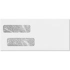 JAM Paper - Enveloppes à Facture Double Fenêtre avec Bande Autocollante, Blanc, 4 1/8 x 9 1/8, Paquet de 500-Taille : enveloppes à double fenêtre pour factures 4 1/8 po x 9 1/8 po / 4,125 po x 9,125 po / 105 mm x 232 mm