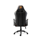 COUGAR - Chaise de jeu inclinable et pivotante Outrider - noir et orange-Coussins pour la tête et les lombaires