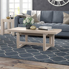 Hudson&Canal - Table basse rectangulaire Breslow 47" L - Blanc aulne-Nettoyer avec un chiffon doux et sec, sans produits chimiques agressifs ni produits de nettoyage abrasifs