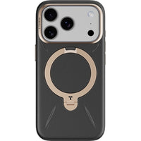 Torras - Coque Ostand Q3 VegSkin pour iPhone 17 Pro - Noir-Fini haut de gamme, prise en main sûre. Similicuir végane lisse, au fini texturé, pour un toucher raffiné.
Surface anti-empreintes et antidérapante qui demeure propre et assure une prise en main sûre.