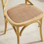 Modway - Gear Restauration Fauteuil d’appoint - Naturel-Aucune assemblée requise