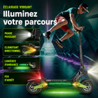 Gyrocopters - Trottinette électrique Plaid 3.0 pour adultes et adolescents - Vitesse 45 km/h, autonomie 45 km - Application - Noir-Équipé d'une batterie haute capacité de 13 Ah, le Plaid 3.0 offre une autonomie maximale allant jusqu'à 45 km par charge, ce qui le rend idéal aussi bien pour les petits trajets du quotidien que pour les virées palpitantes du week-end