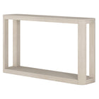 Hudson&Canal - Console Stellan 52" L - Blanc aulne-Le plateau de table et l'étagère inférieure ont tous deux une capacité de poids de 50 lb