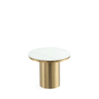 Manhattan Comfort - Table d’appoint Glenn 19,68 po style moderne et glamour - Or-Assemblage à domicile requis Tout le matériel inclus