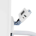 Luxor - Poste de travail médical VitalPower avec 1 batterie incluse-Support de moniteur intégré avec réglages d’inclinaison et de pivotement