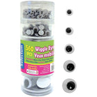 Selectum - Wiggly Eye - Noir/Blanc - Paquet 560-Œil Remuant - Noir et Blanc