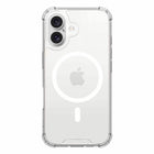 Blu Element - Coque DropZone robuste avec MagSafe pour iPhone 16 Plus - Transparente-Testé pour résister aux chutes de 8 pieds de hauteur