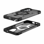 UAG - Étui Pathfinder Rugged Transparent avec aimants pour Samsung Galaxy S26 Ultra, cendre/noir-Poignée antidérapante et boutons tactiles surdimensionnés