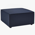 Modway - Saybrook Terrasse extérieure Rembourré Sofa-sectional ottoman in Marine-Sofan sectionnel extérieur patio Ottoman