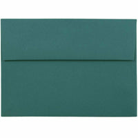 JAM Paper - Enveloppes d'invitation A7 - 5,25 x 7,25 - bleu sarcelle - Paquet de 50-Caractéristiques de l'enveloppe : Fermeture en gomme à rabat droit, finition en papier lisse de haute qualité