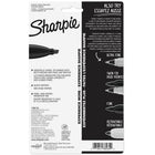 Sharpie - Marqueurs permanents − Pointe biseautée − Noir − Paquet de 4-Noir