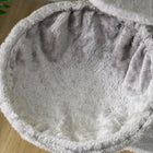 PawHut - Arbre à chat tour 52,5 po avec lit, condos, hamacs - gris-Fabriqué en panneau de particules robuste et sisal, avec kit anti-basculement 
