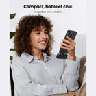 Anker - Batterie Externe Nano 22,5 W avec Connecteur USB-C Intégré - Blanc-Appréciez l'alliance parfaite du style et de la fonctionnalité, méticuleusement conçue pour se glisser sans effort dans votre poche ou votre sac à main.