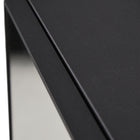 Kleankin - Armoire de salle de bain murale avec miroir et étagères de rangement - noir-Surface peinte offrant une protection contre l’eau et facile à entretenir 