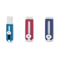 Staples - Gomme rétractable-Gomme rétractable avec mécanisme coulissant facile