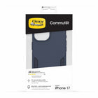OtterBox - Étui Commuter MagSafe avec Contrôle de la Caméra pour iPhone 17 - Bleu Riverside-Les pare-chocs autour de la caméra protègent contre les coups violents